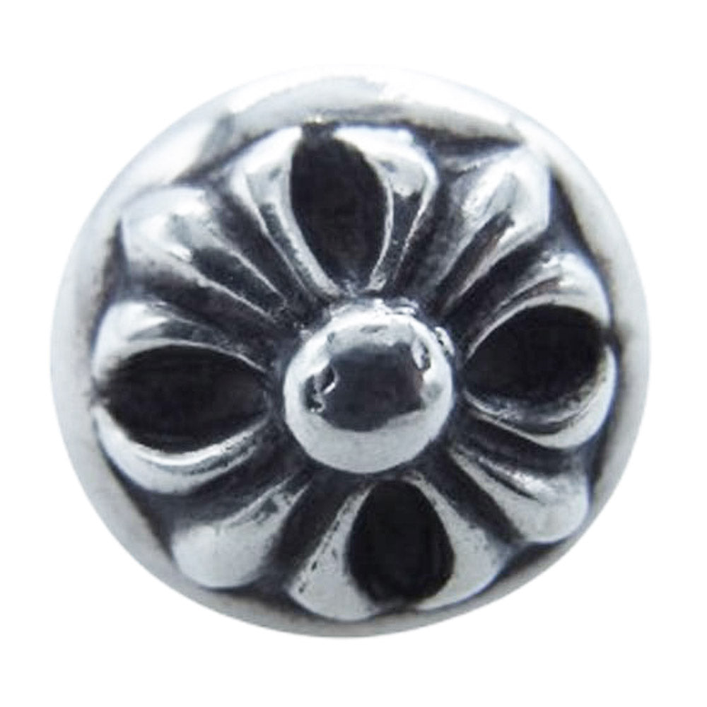 CHROME HEARTS クロムハーツ（原本無） STUD CRSBLL クロスボール スタッド ピアス シルバー系【中古】
