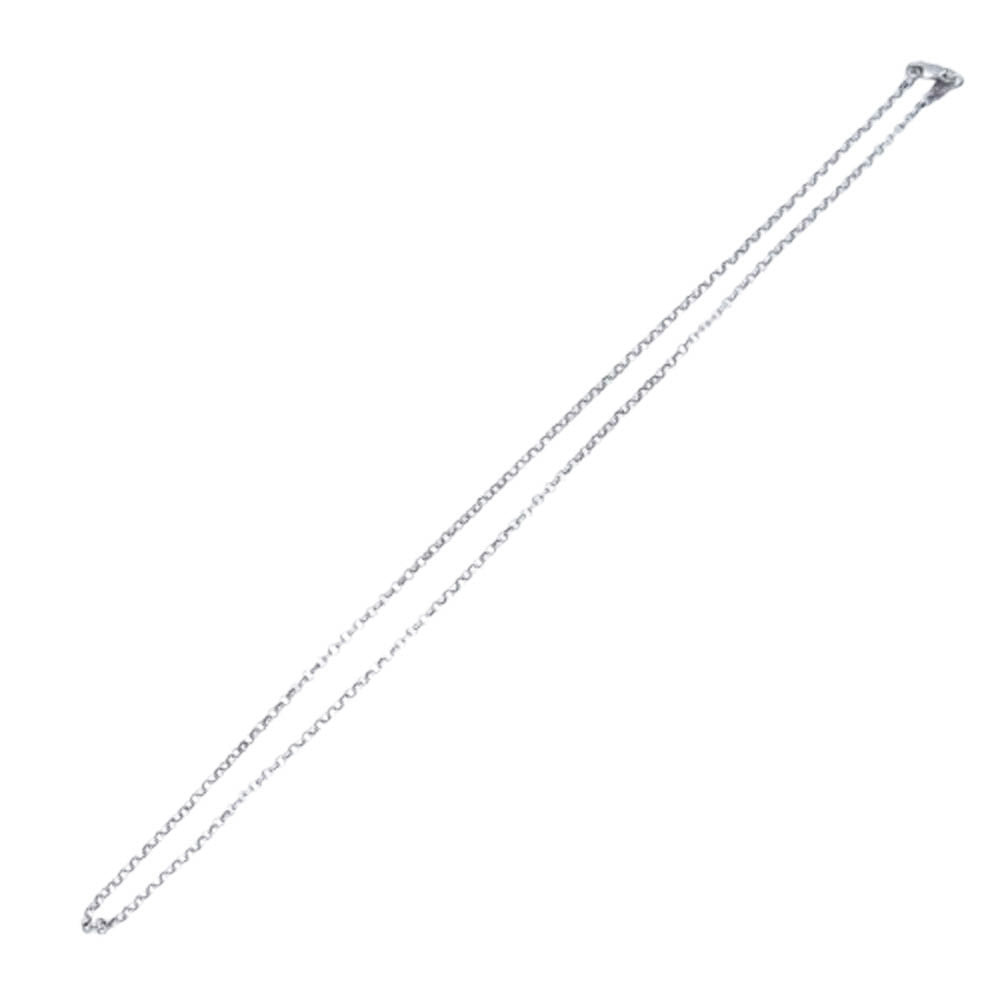 CHROME HEARTS クロムハーツ（原本無） NECKCHAIN ロールチェーン R18 18inch 18インチ シルバー系【中古】