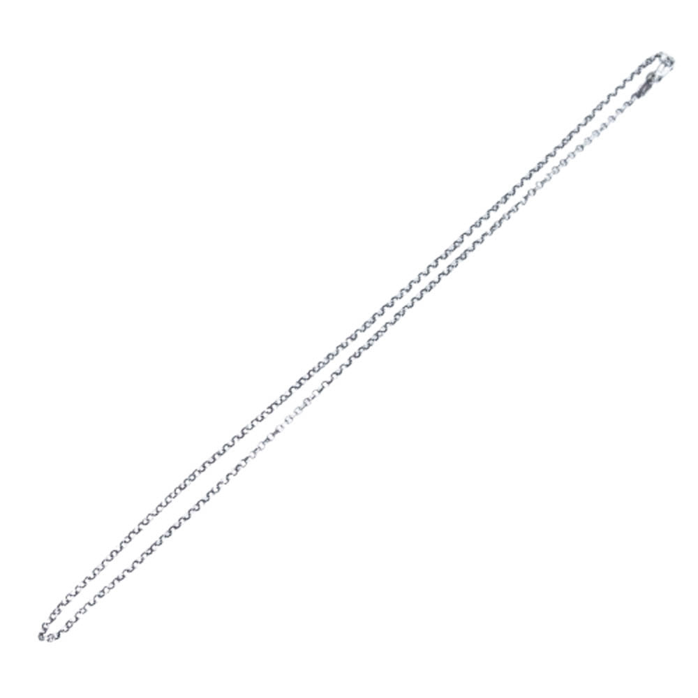 CHROME HEARTS クロムハーツ（原本無） NECKCHAIN ロールチェーン R18 18inch 18インチ シルバー系【中古】