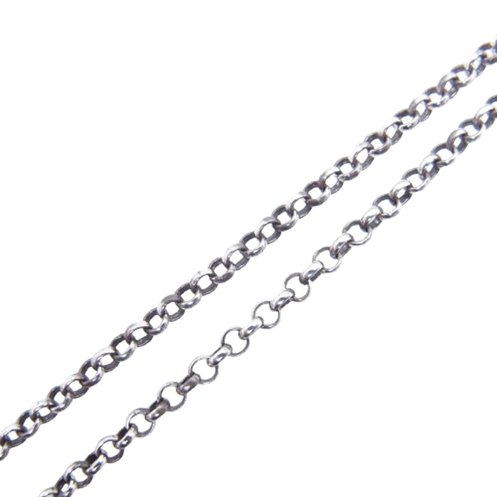 CHROME HEARTS クロムハーツ（原本無） NECKCHAIN ロールチェーン R18 18inch 18インチ シルバー系【中古】