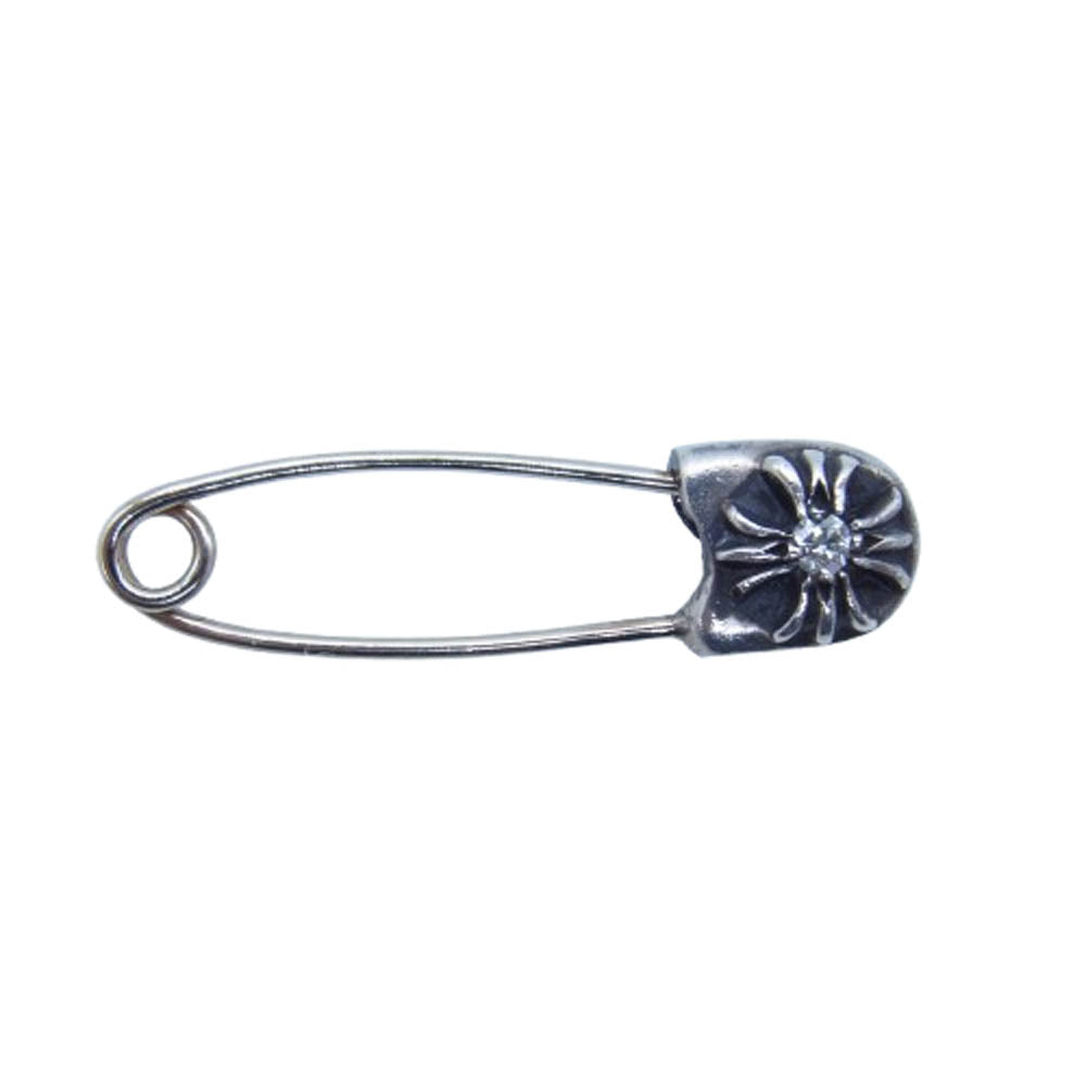 CHROME HEARTS クロムハーツ（原本無） SAFETY PIN SM 1DIA セーフティピンスモール 1ダイヤ シルバー系【中古】