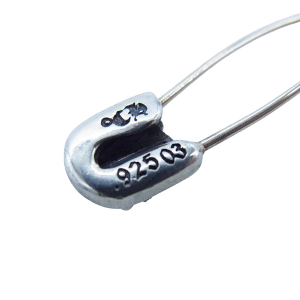 CHROME HEARTS クロムハーツ（原本無） SAFETY PIN SM 1DIA セーフティピンスモール 1ダイヤ シルバー系【中古】