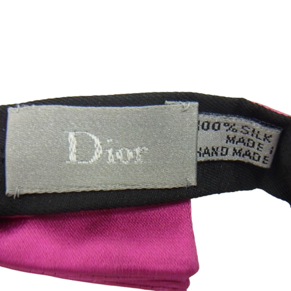 DIOR HOMME ディオールオム 06SS エディ期 シルク ボウタイ 蝶ネクタイ リボンタイ ピンク系【中古】