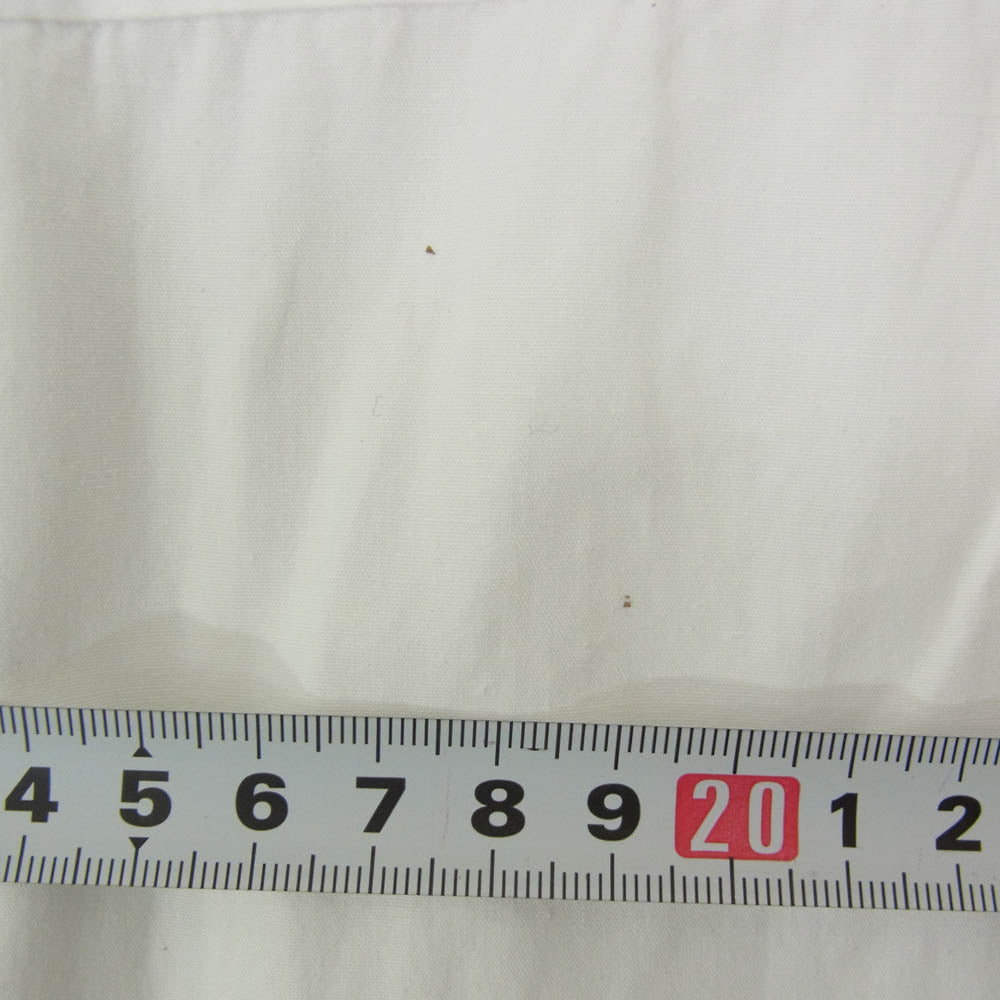 NUMBER(N)INE ナンバーナイン レギュラカラー ピンタック 長袖 ロング ドレス シャツ ホワイト系 3【中古】