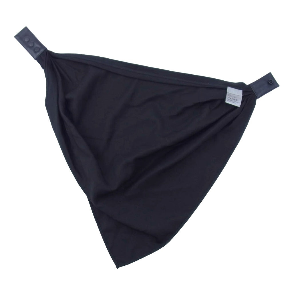 DIOR HOMME ディオールオム シルク スナップボタン ラップスカーフ ブラック系【中古】