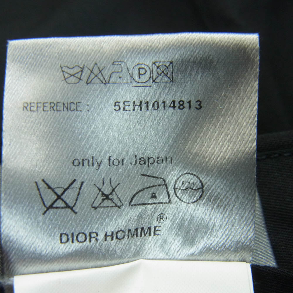 DIOR HOMME ディオールオム 05SS 5EH1014813 エディ期 ウール ワイド スラックス パンツ イタリア製 ブラック系 50【中古】