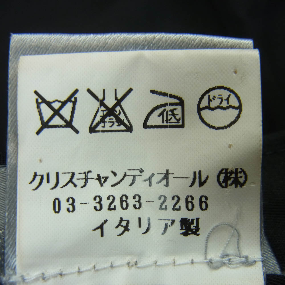 DIOR HOMME ディオールオム 05SS 5EH1014813 エディ期 ウール ワイド スラックス パンツ イタリア製 ブラック系 50【中古】