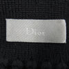 DIOR HOMME ディオールオム 04AW 4HH4091501 エディ期 フリンジ ウール ロング マフラー ストール ブラック系【中古】