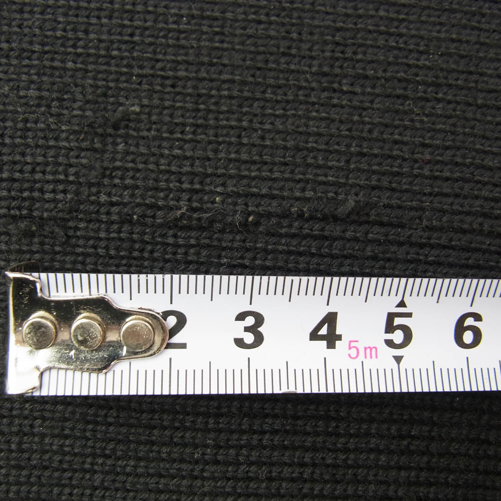 DIOR HOMME ディオールオム 04AW 4HH4091501 エディ期 フリンジ ウール ロング マフラー ストール ブラック系【中古】