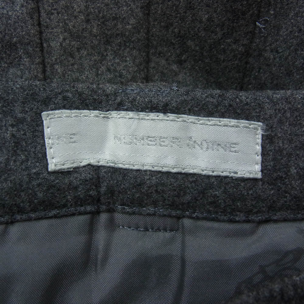 NUMBER(N)INE ナンバーナイン 裏地ジオバーニ柄 ウール ロング