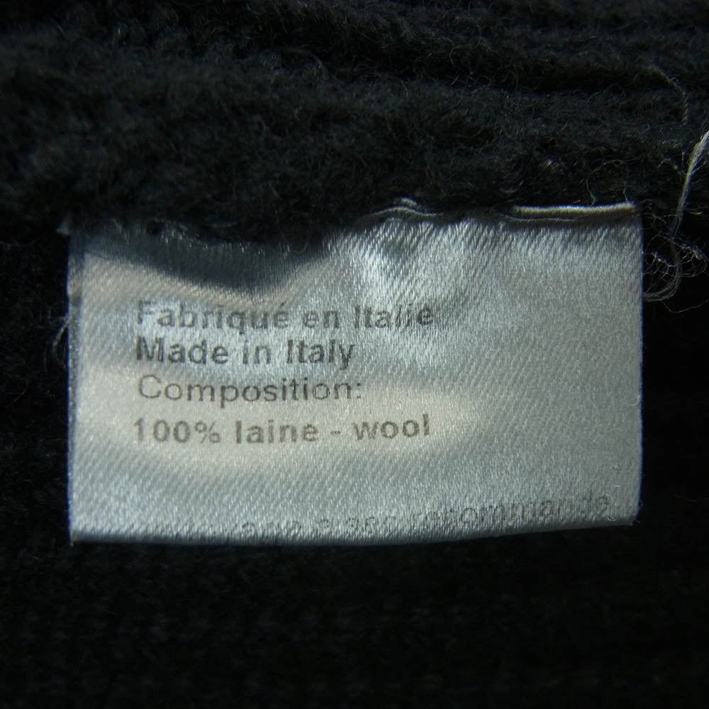 DIOR HOMME ディオールオム 04AW 4HH4092311 エディ期 レザートリム サムホール ニット アームウォーマー ブラック系【中古】