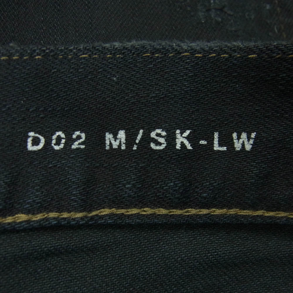 SAINT LAURENT サンローラン 16AW 391659 Y851I エディ期 Destroyed Skinny Jeans デストロイ ダメージ スキニー デニム パンツ ブラック系 32【中古】