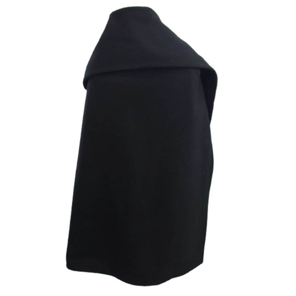 DIOR HOMME ディオールオム 6HH1095005 エディ期 ウール カシミヤ混 マントストール コート ブラック系 グレー系【中古】