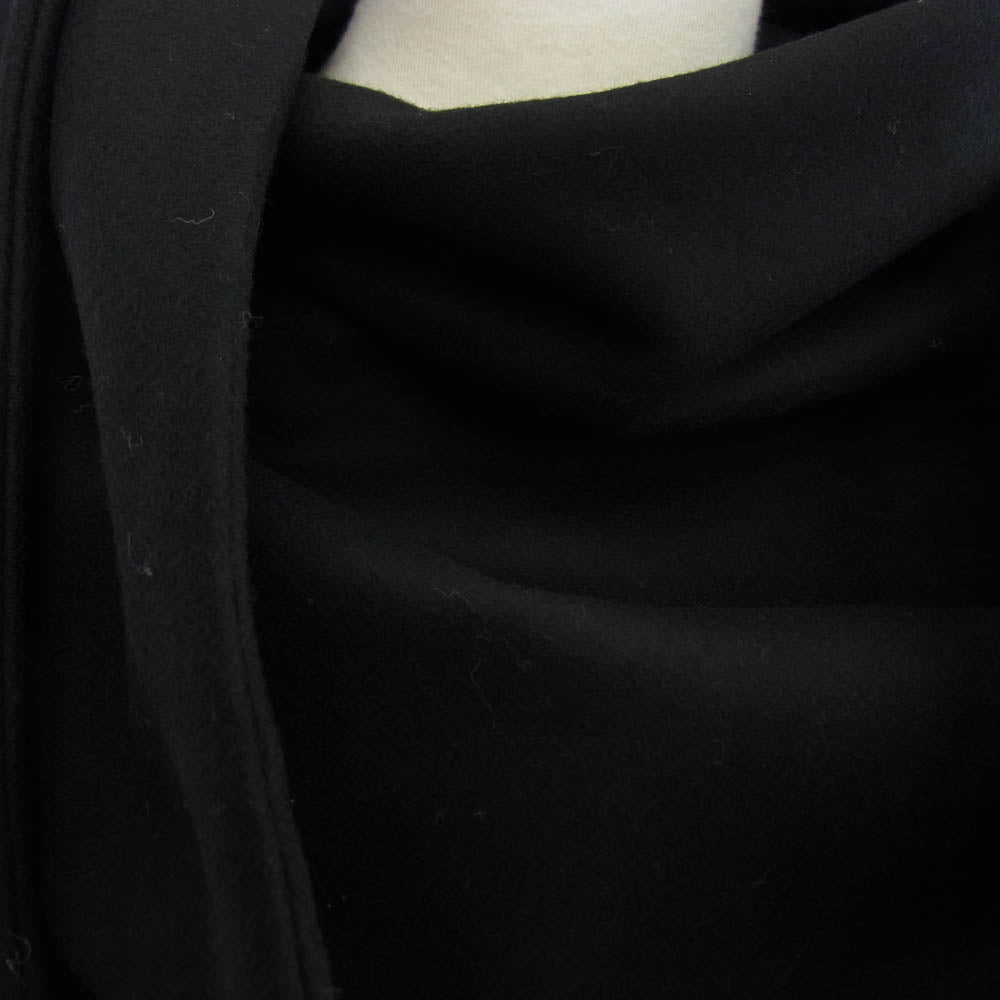 DIOR HOMME ディオールオム 6HH1095005 エディ期 ウール カシミヤ混 マントストール コート ブラック系 グレー系【中古】