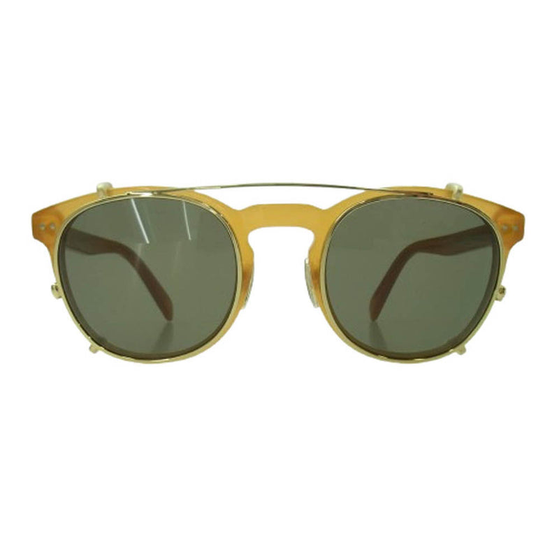 CELINE セリーヌ CL40210U クリップオン ティアドロップ サングラス アイウェア オレンジ系 51□24 145【中古】