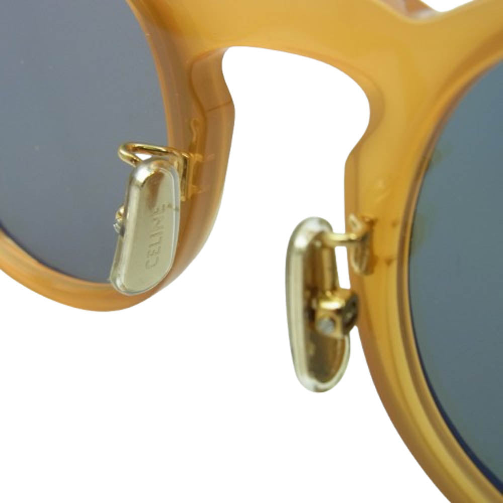 CELINE セリーヌ CL40210U クリップオン ティアドロップ サングラス アイウェア オレンジ系 51□24 145【中古】