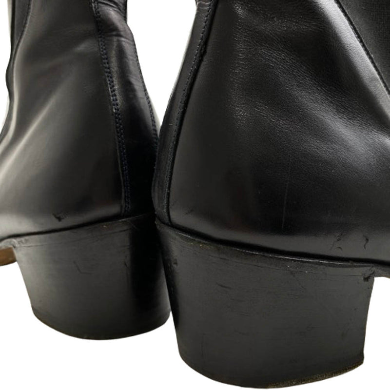 DIOR HOMME ディオールオム エディ期 サイドゴア レザー ヒール ブーツ