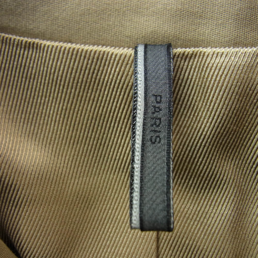 DIOR HOMME ディオールオム 07AW 7H3130500347 エディ期 ポリコットンツイル トレンチ コート ブラウン系 48【中古】