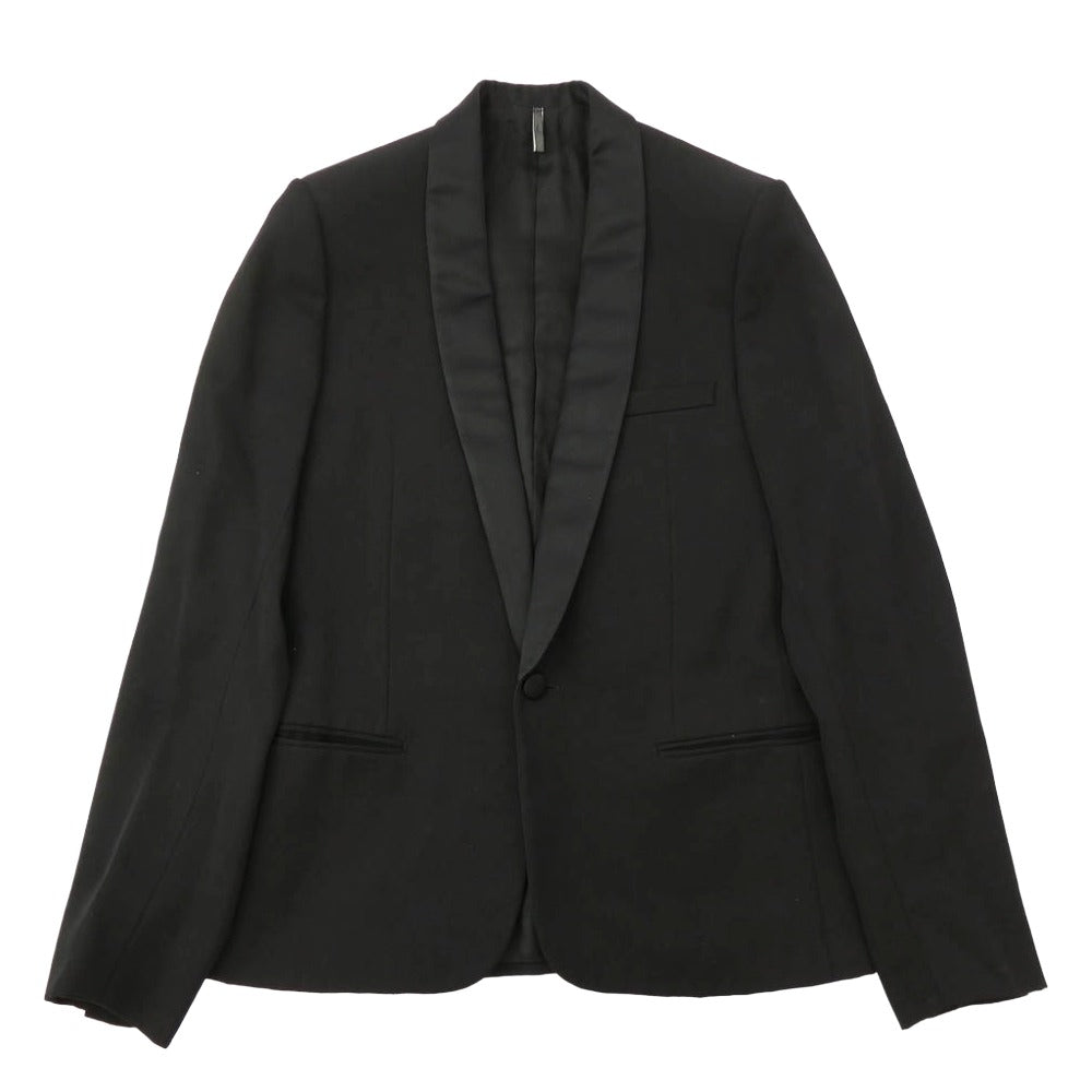 DIOR HOMME ディオールオム 5EH2025224 エディ期 スモーキング タキシード ジャケット ブラック系 48【中古】