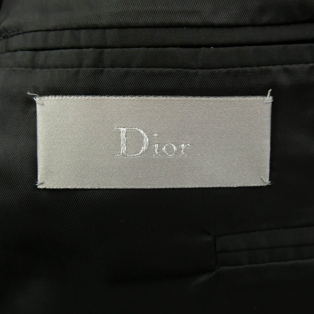 DIOR HOMME ディオールオム 5EH2025224 エディ期 スモーキング タキシード ジャケット ブラック系 48【中古】
