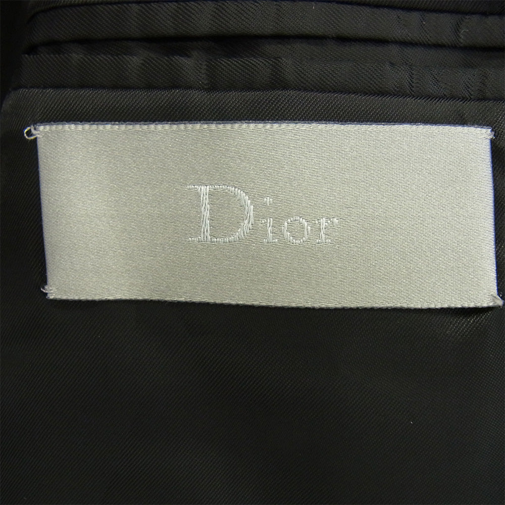 DIOR HOMME ディオールオム 06AW 6HH1024205 エディ期 パイピング ブレザー ジャケット ブラック系 50【中古】
