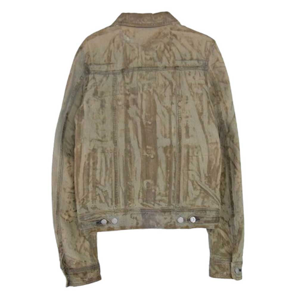 DIOR HOMME ディオールオム 04SS エディ期 アイスブルー ラスターコーティング デニム ジャケット マルチカラー系 50【中古】