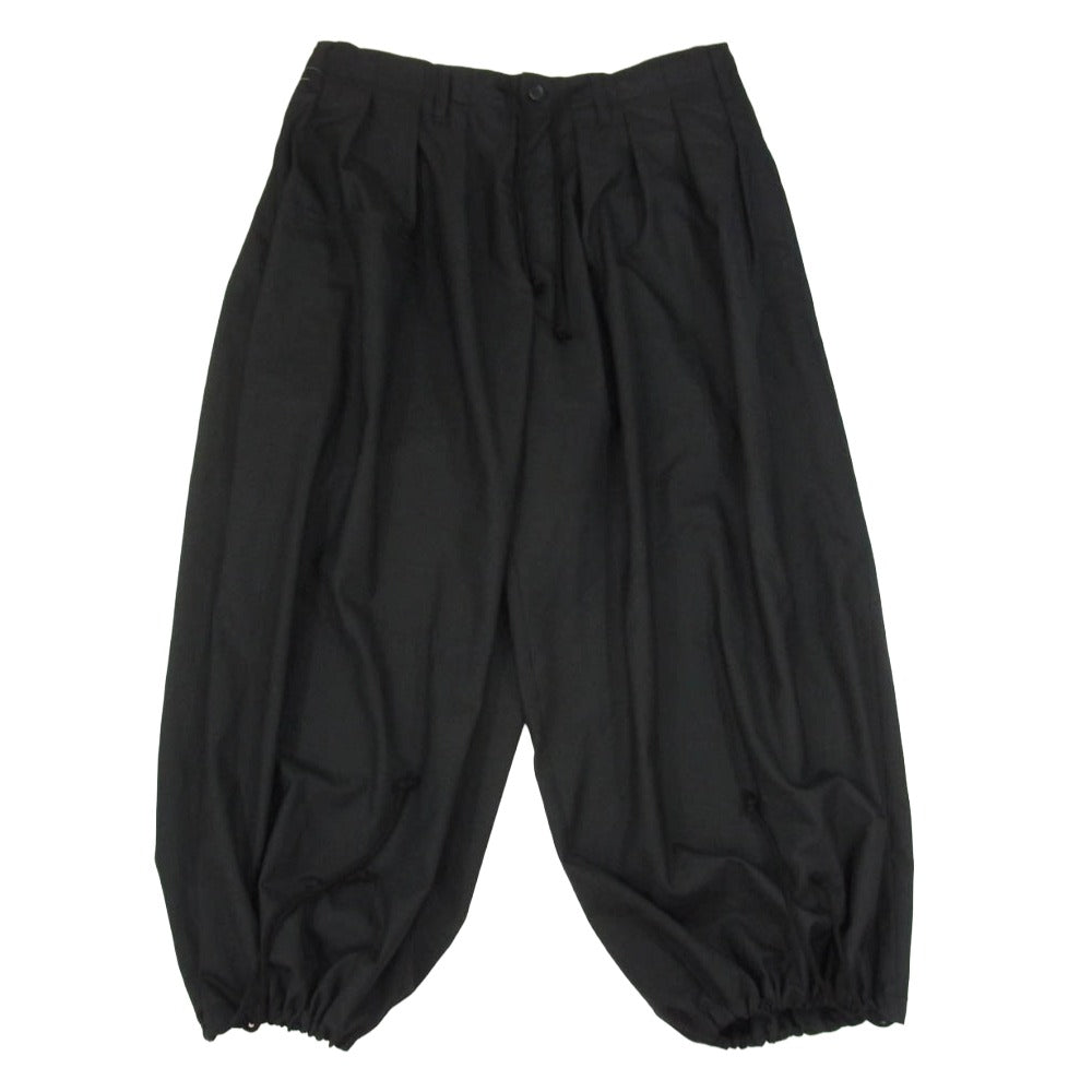 Yohji Yamamoto ヨウジヤマモト 20SS YA-P76-158 Y's BANG ON! ワイズバングオン ウール100％ タック バルーンパンツ ブラック系 2【中古】