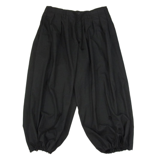 Yohji Yamamoto ヨウジヤマモト 20SS YA-P76-158 Y's BANG ON! ワイズバングオン ウール100％ タック バルーンパンツ ブラック系 2【中古】
