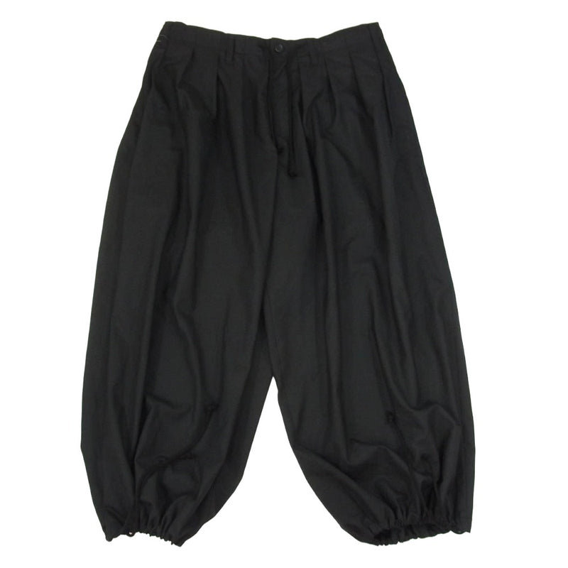 Yohji Yamamoto ヨウジヤマモト 20SS YA-P76-158 Y's BANG ON! ワイズバングオン ウール100％ タック バルーンパンツ ブラック系 2【中古】