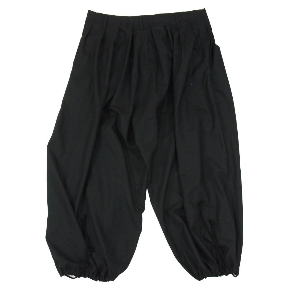 Yohji Yamamoto ヨウジヤマモト 20SS YA-P76-158 Y's BANG ON! ワイズバングオン ウール100％ タック バルーンパンツ ブラック系 2【中古】