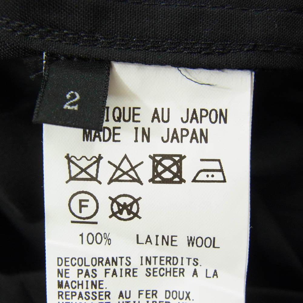 Yohji Yamamoto ヨウジヤマモト 20SS YA-P76-158 Y's BANG ON! ワイズバングオン ウール100％ タック バルーンパンツ ブラック系 2【中古】