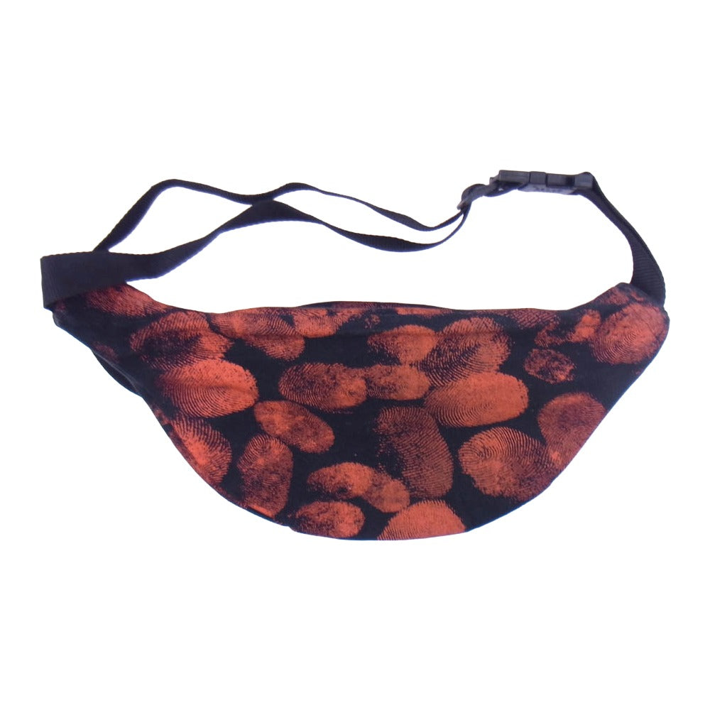 HEX ANTISTYLE ヘックスアンチスタイル ロゴ プリント ボディ ウエスト バック ポーチ オレンジ系【中古】