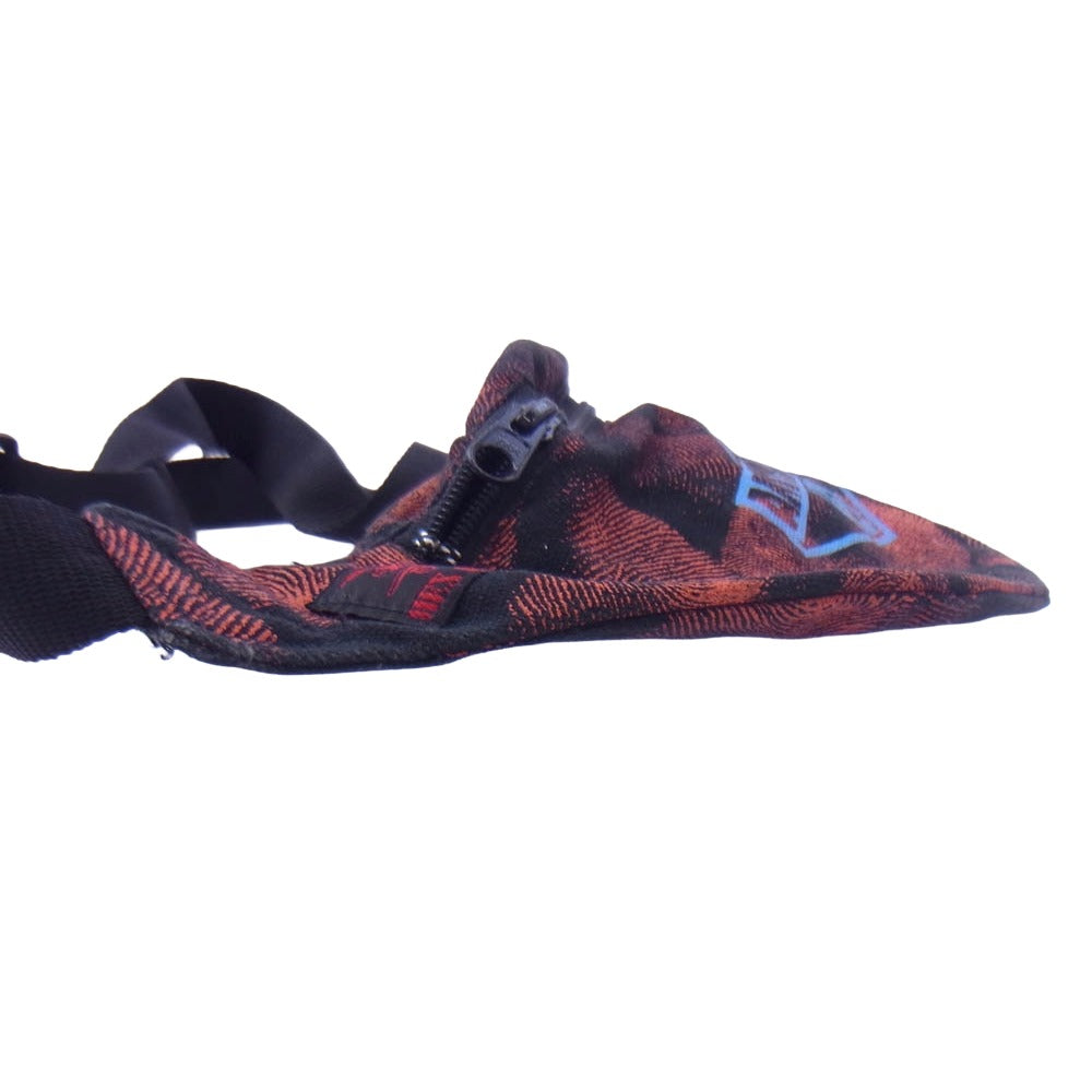 HEX ANTISTYLE ヘックスアンチスタイル ロゴ プリント ボディ ウエスト バック ポーチ オレンジ系【中古】