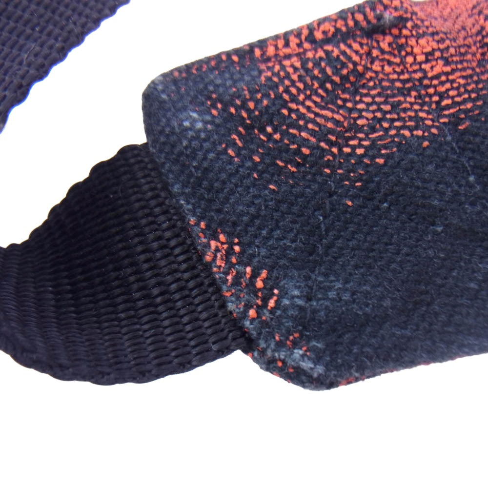 HEX ANTISTYLE ヘックスアンチスタイル ロゴ プリント ボディ ウエスト バック ポーチ オレンジ系【中古】