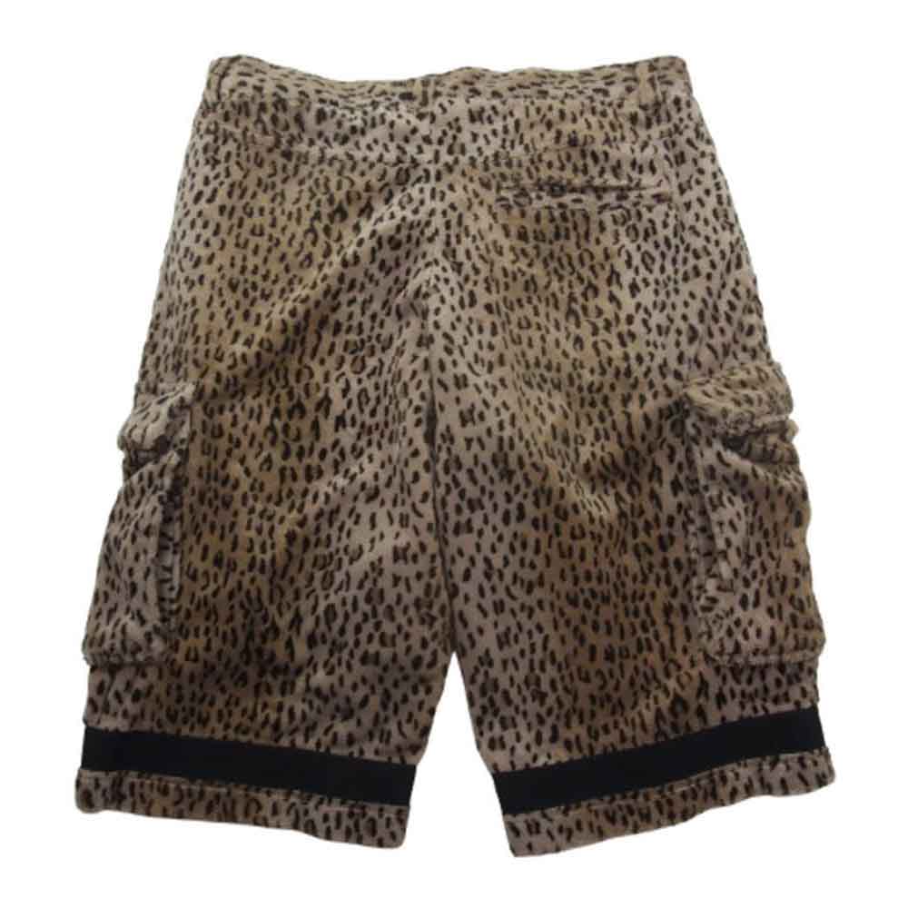 HEX ANTISTYLE ヘックスアンチスタイル ヒョウ柄 レオパード ハーフ パンツ ブラウン系 M【中古】