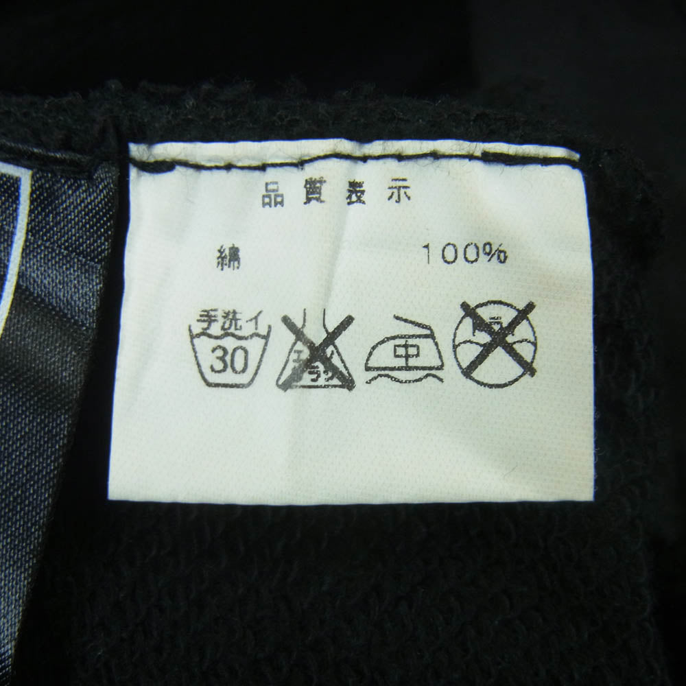 HEX ANTISTYLE ヘックスアンチスタイル 刺繍 スタッズ スウェット 七分丈 ハーフ パンツ ブラック系 M【中古】