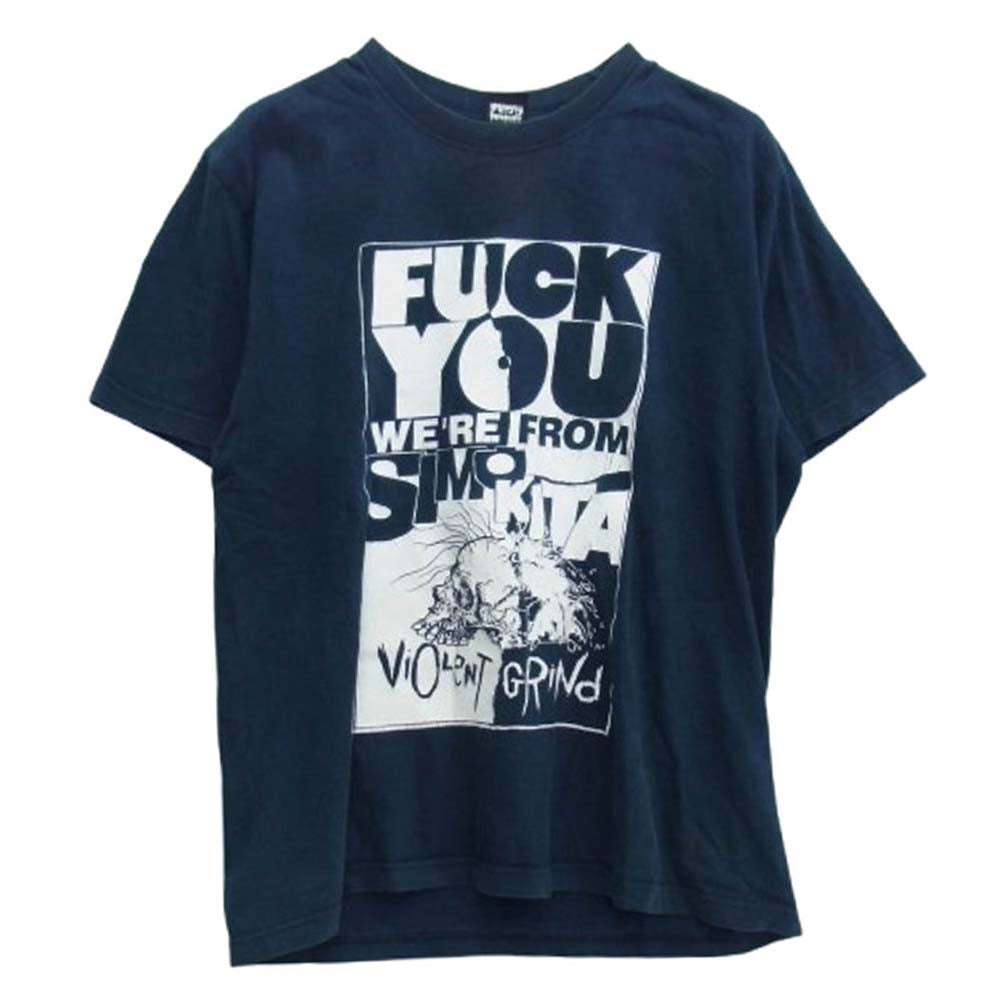 バイオレントグラインド プリント 半袖 Tシャツ ダークネイビー系【中古】