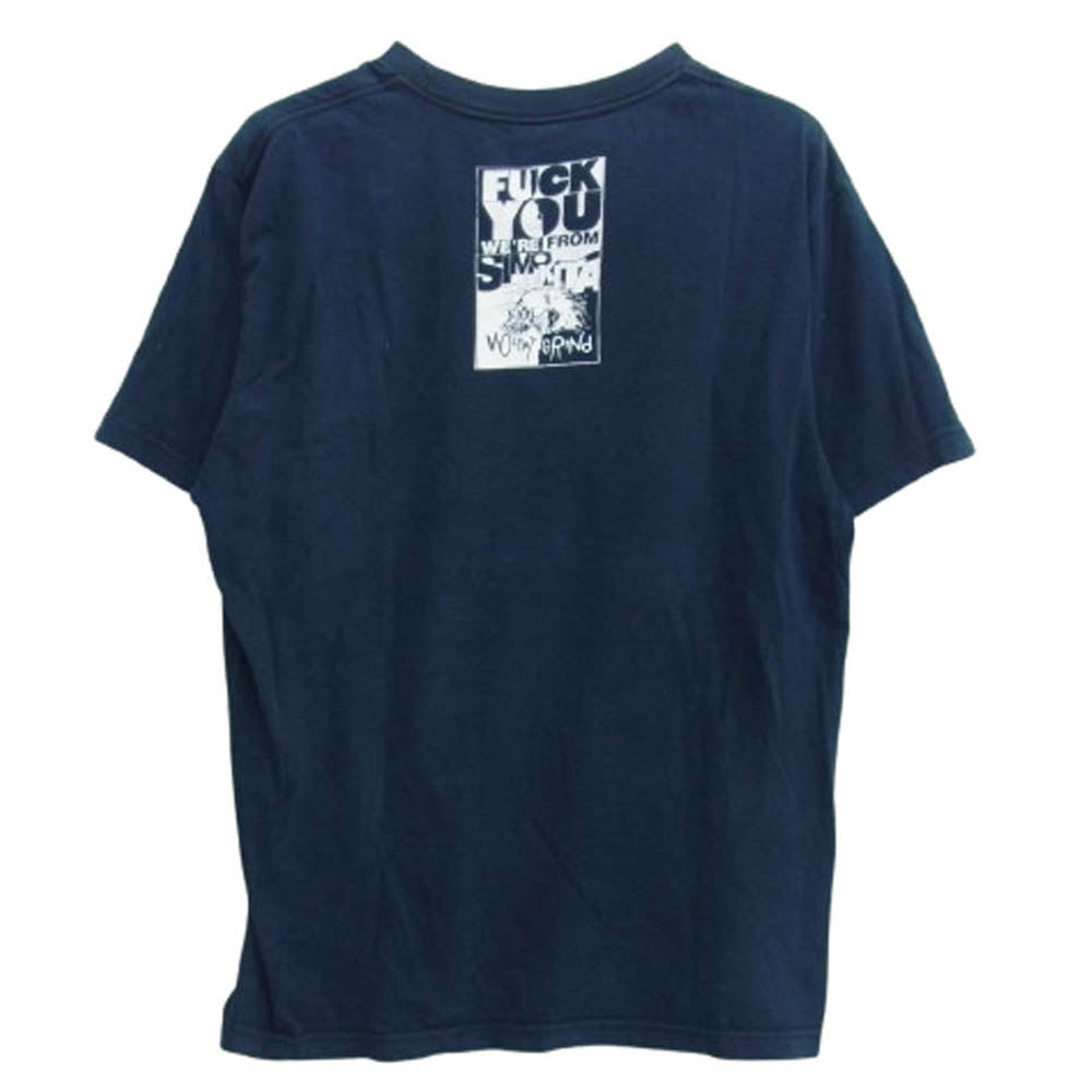 バイオレントグラインド プリント 半袖 Tシャツ ダークネイビー系【中古】