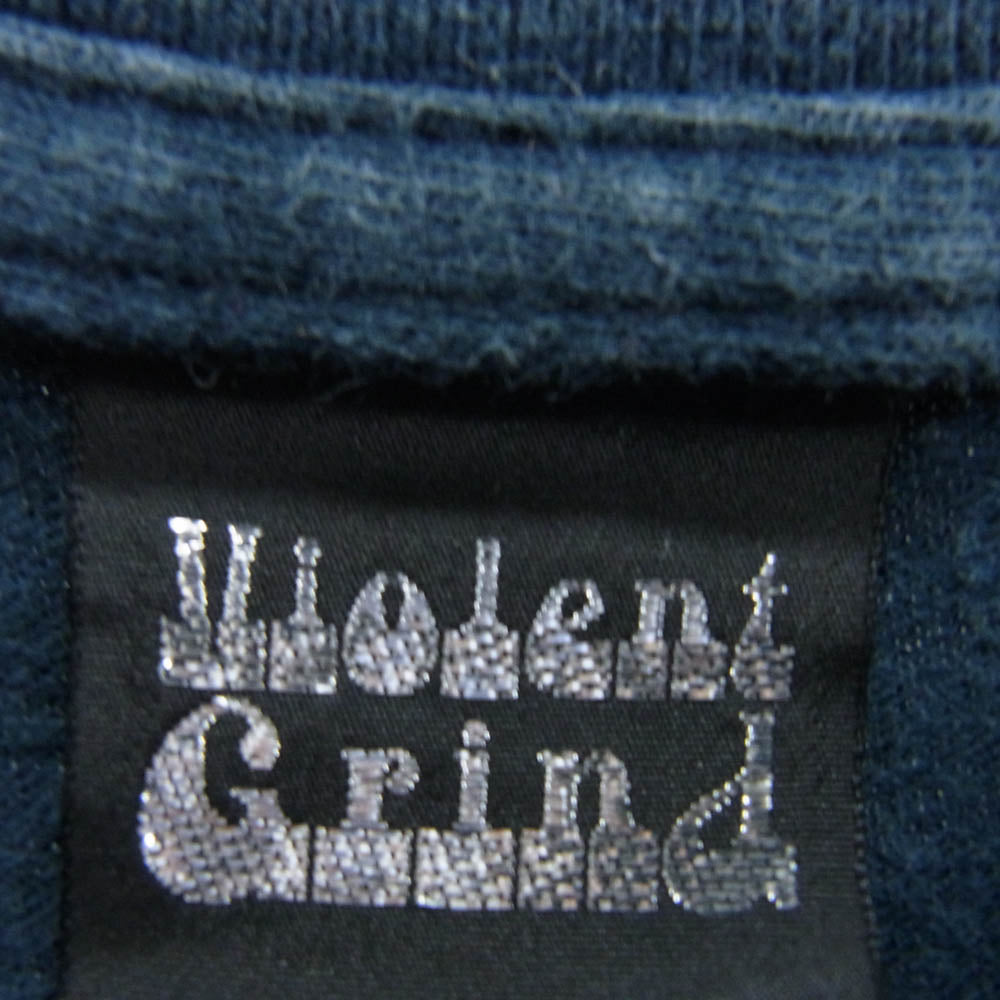 バイオレントグラインド プリント 半袖 Tシャツ ダークネイビー系【中古】