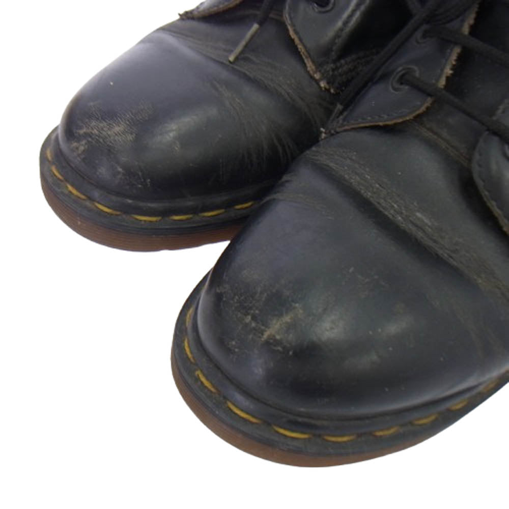 Dr.Martens ドクターマーチン イングランド製 8ホール レザー ブーツ ブラック系【中古】