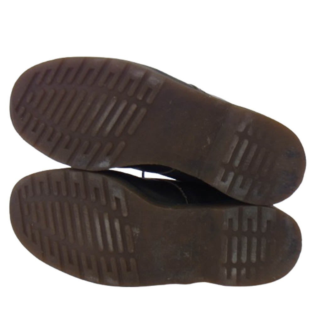 Dr.Martens ドクターマーチン イングランド製 8ホール レザー ブーツ ブラック系【中古】