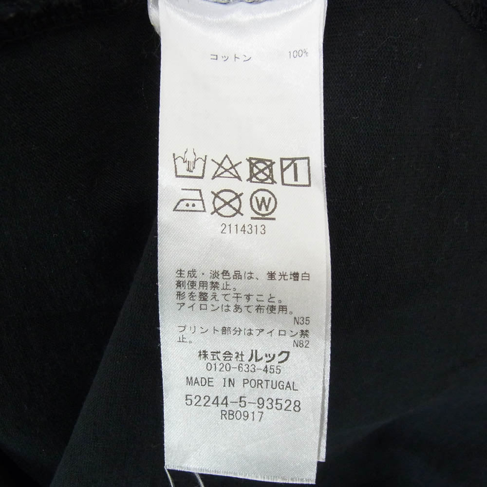 marimekko マリメッコ Unikko 60Th Anniversary ウニッコ 60周年記念 フラワープリント 長袖カットソー ブラック系 S【中古】
