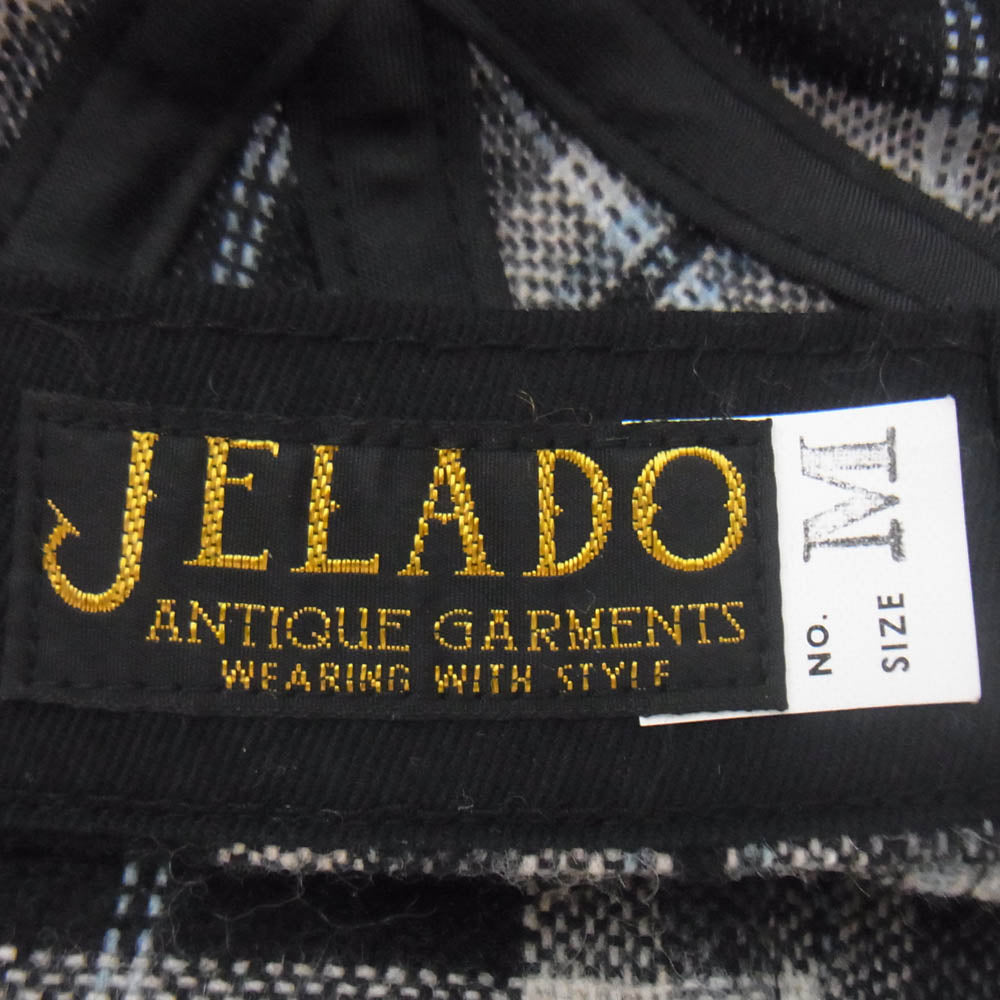 JELADO ジェラード Butcher Cap Soda　チェック ハンチング キャップ マルチカラー系 M【中古】