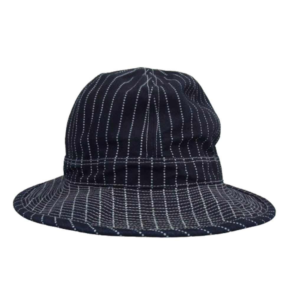 JELADO ジェラード Wabash Fatigue Hat ファティーグ ハット インディゴ ウォバッシュ ネイビー系 M【美品】【中古】