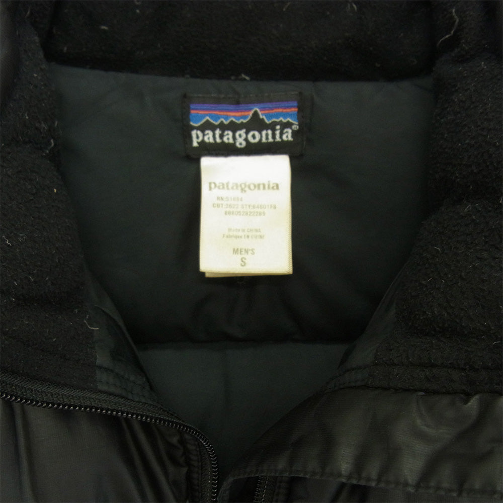 patagonia パタゴニア 08AW 84601 08年製 DOWN JACKET ダウン ジャケット ブラック系 S【中古】