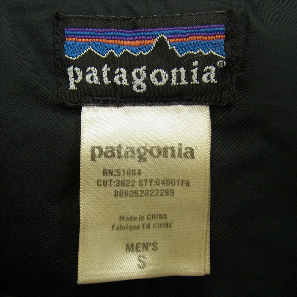 patagonia パタゴニア 08AW 84601 08年製 DOWN JACKET ダウン ジャケット ブラック系 S【中古】