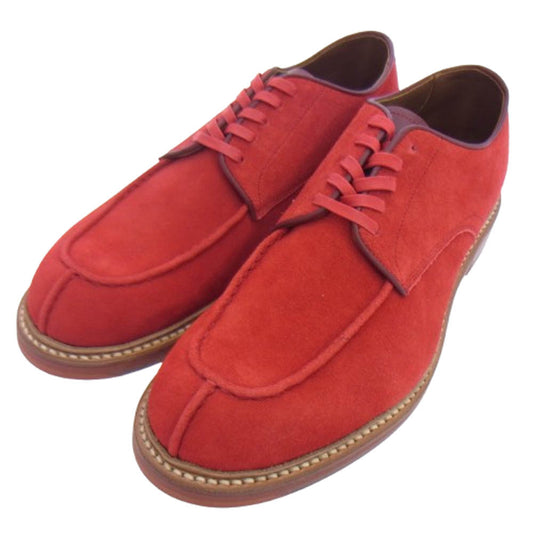 JELADO ジェラード × RHYTHM FOOTWEAR リズムフットウエア カウスエード オックスフォード シューズ レッド系 8【美品】【中古】