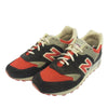 NEW BALANCE ニューバランス M577SMR 英国製 ローカット スニーカー レッド系 ブラック系 グレー系 UK7.5【中古】