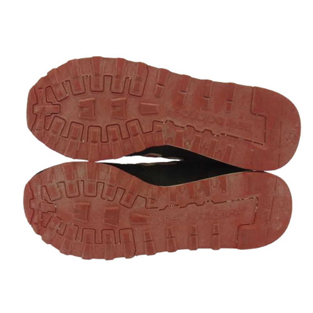 NEW BALANCE ニューバランス M577SMR 英国製 ローカット スニーカー レッド系 ブラック系 グレー系 UK7.5【中古】