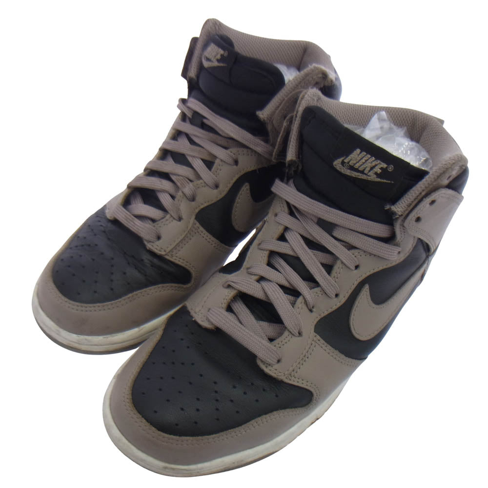 NIKE ナイキ DD1869-002 Women's Dunk High ウィメンズ ダンク ハイカット スニーカー ムーンフォッシル ブラウン系 23.5【中古】